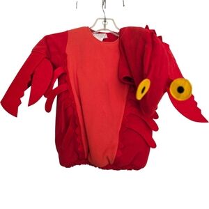 Pottery Barn Kids Red Lobster Baby Toddler Halloween Costume 12- 24 Months